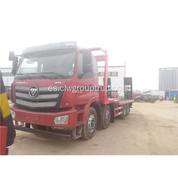 Foton 8X4 22-30 ton camión de transporte de superficie plana cóncavo